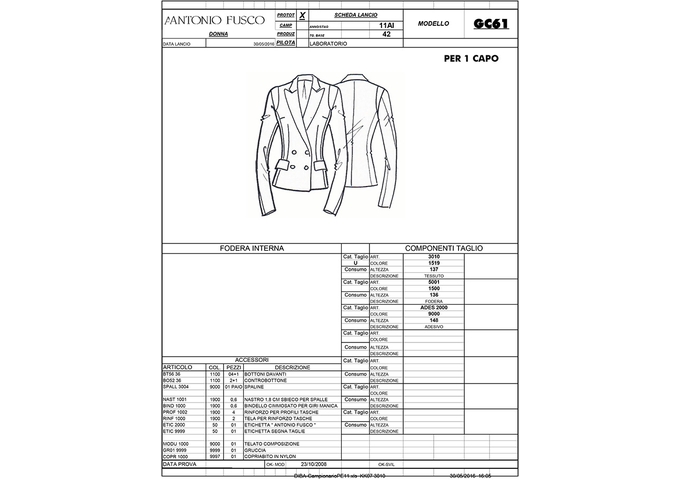 Technical sheet